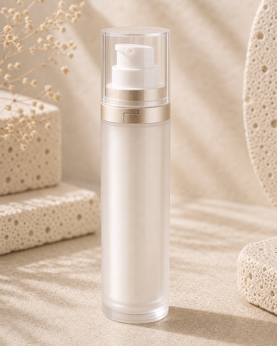 Twist Lock Airless Lotion Pump Bottle product view