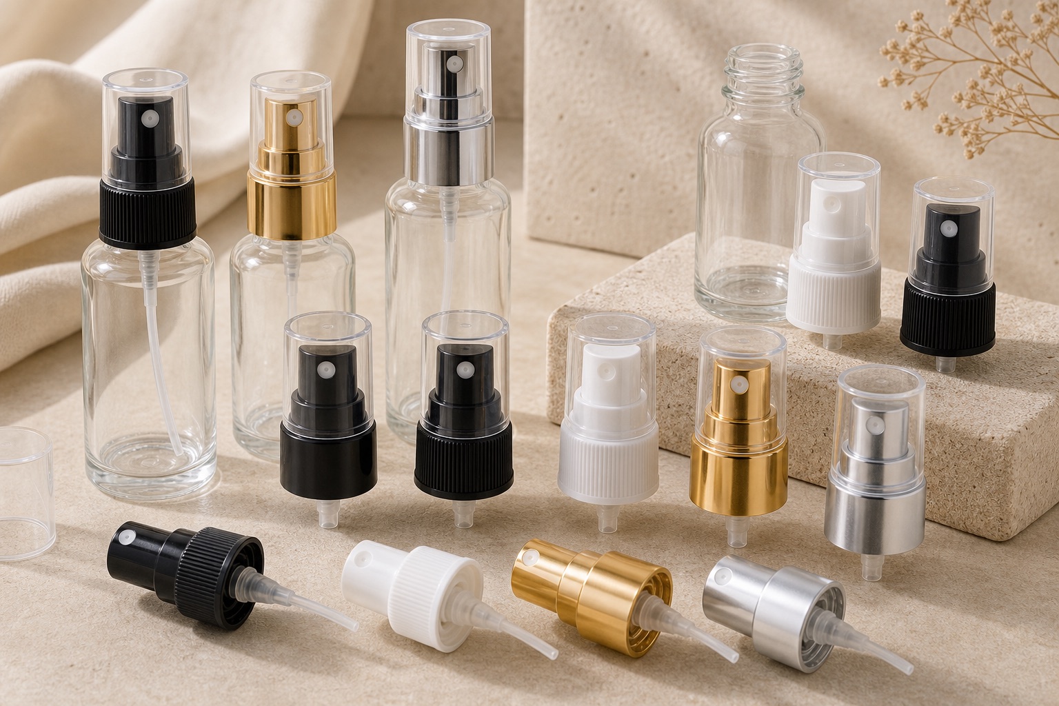Fine mist sprayer head collection