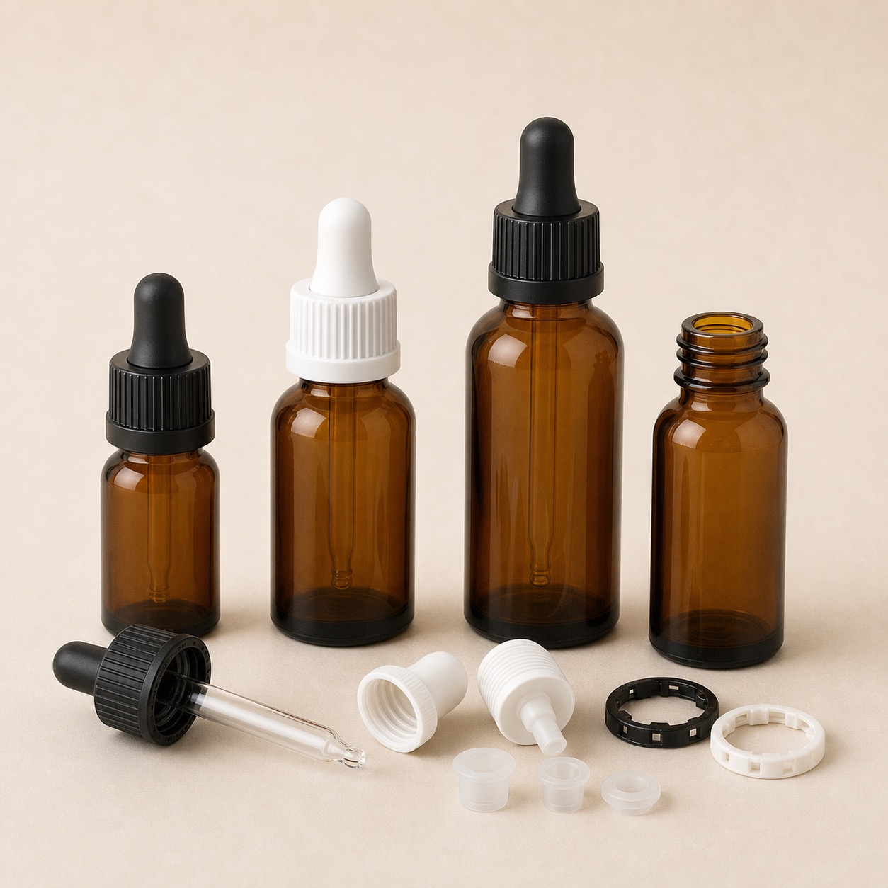 Child Resistant Amber Dropper and Reducer Kit product view