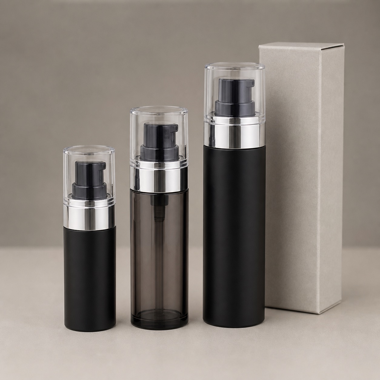 Men’s Face Serum Airless Pump Bottle product view