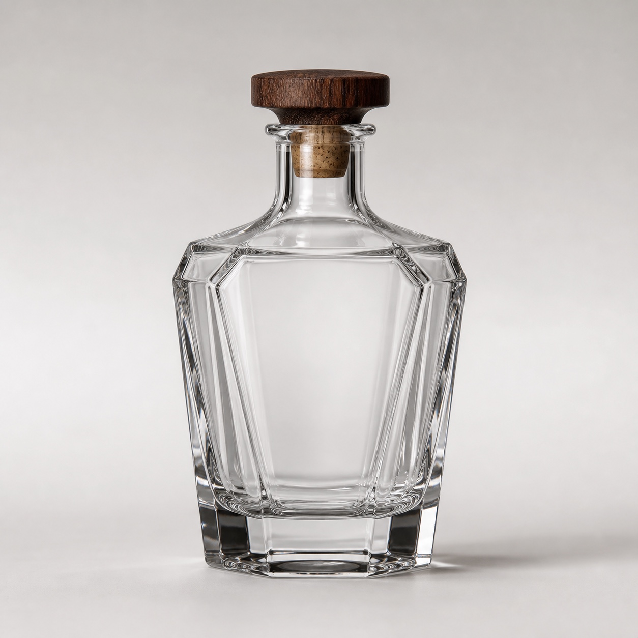 Custom Heavy Glass Spirit Decanter Bottle product view