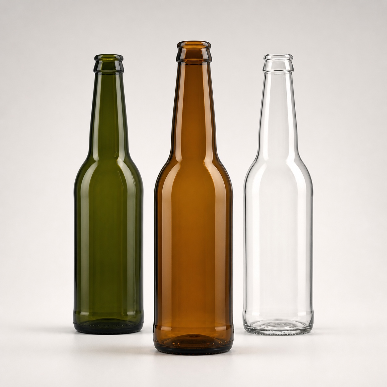 Custom Amber Longneck Glass Beer Bottle product view