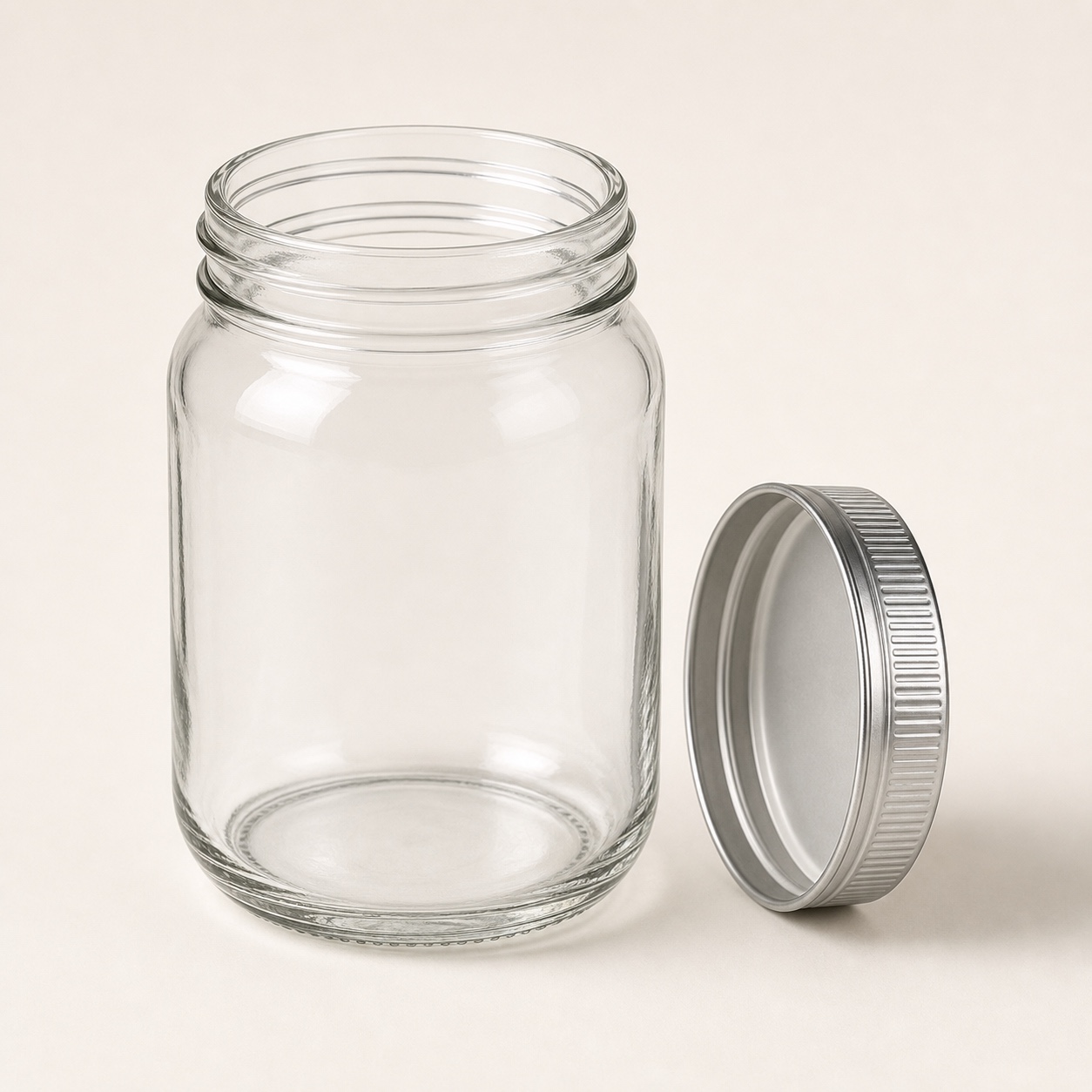 Custom Mason-Style Glass Food Jar product view