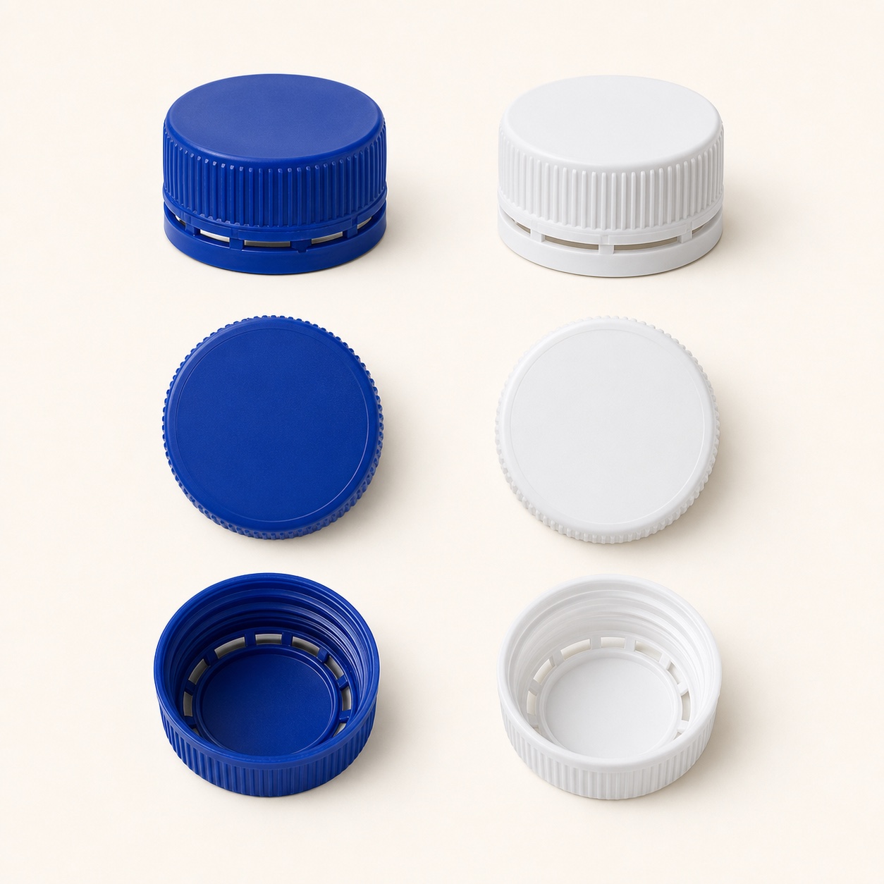 Unbranded 28mm tamper-evident PCO beverage caps